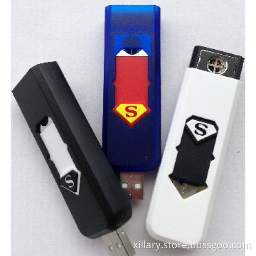 Wholesale novelty lighters superman usb lighter
